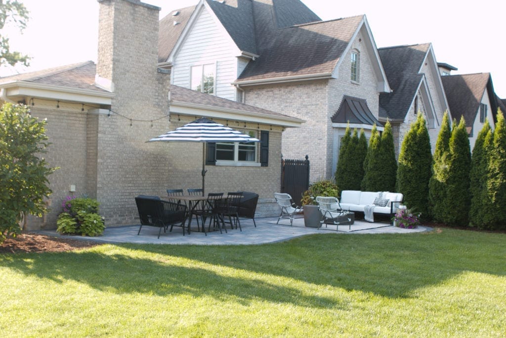 a dramatic before and after outdoor makeover
