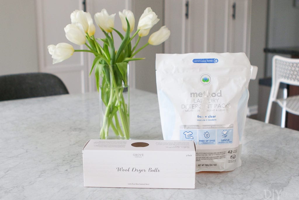 Wool dryer balls and method laundry packs
