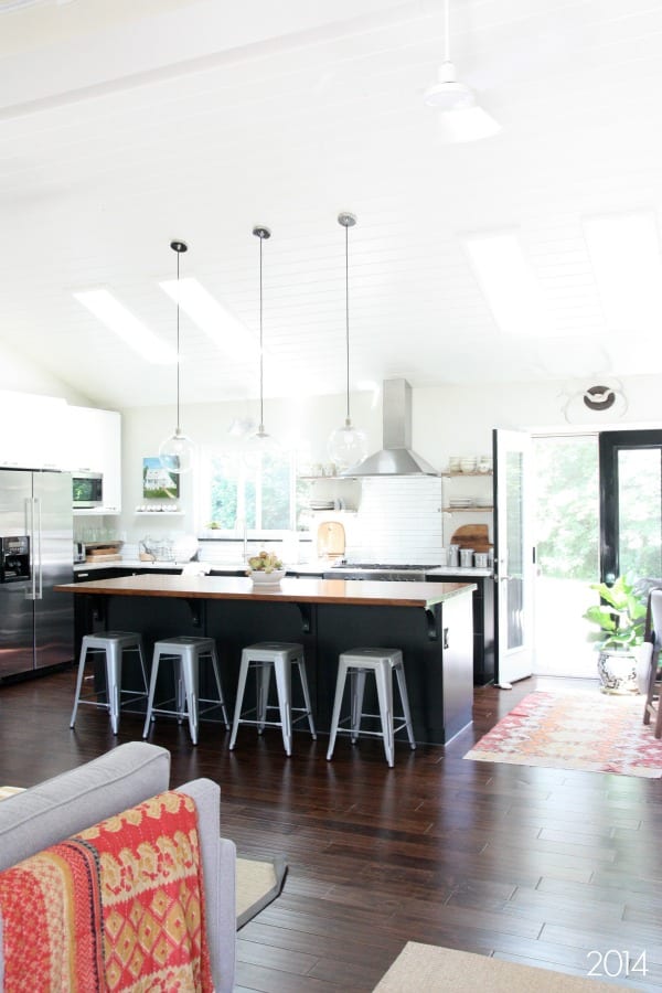 house tweaking kitchen with ceiling paneling