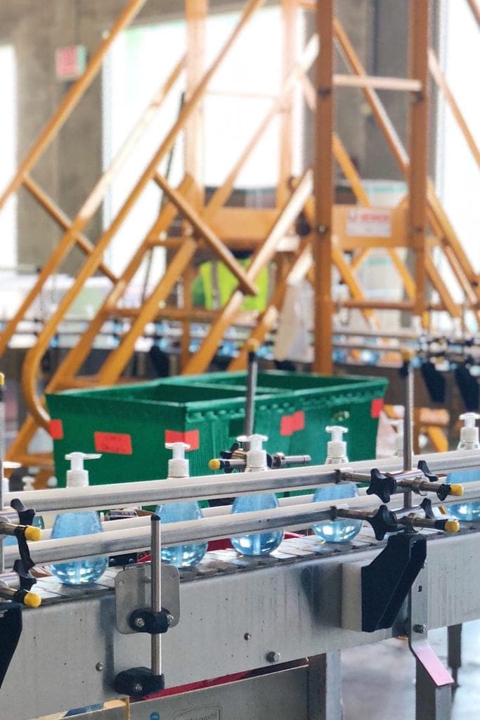 soap being made at the method factory