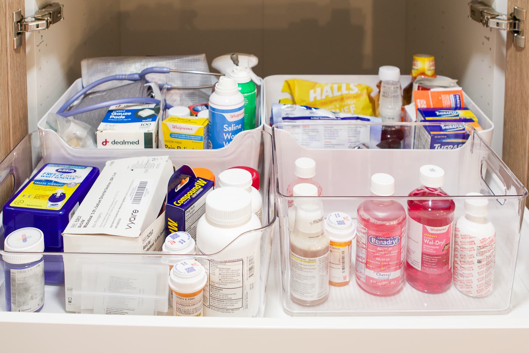 Medicine cabinet after