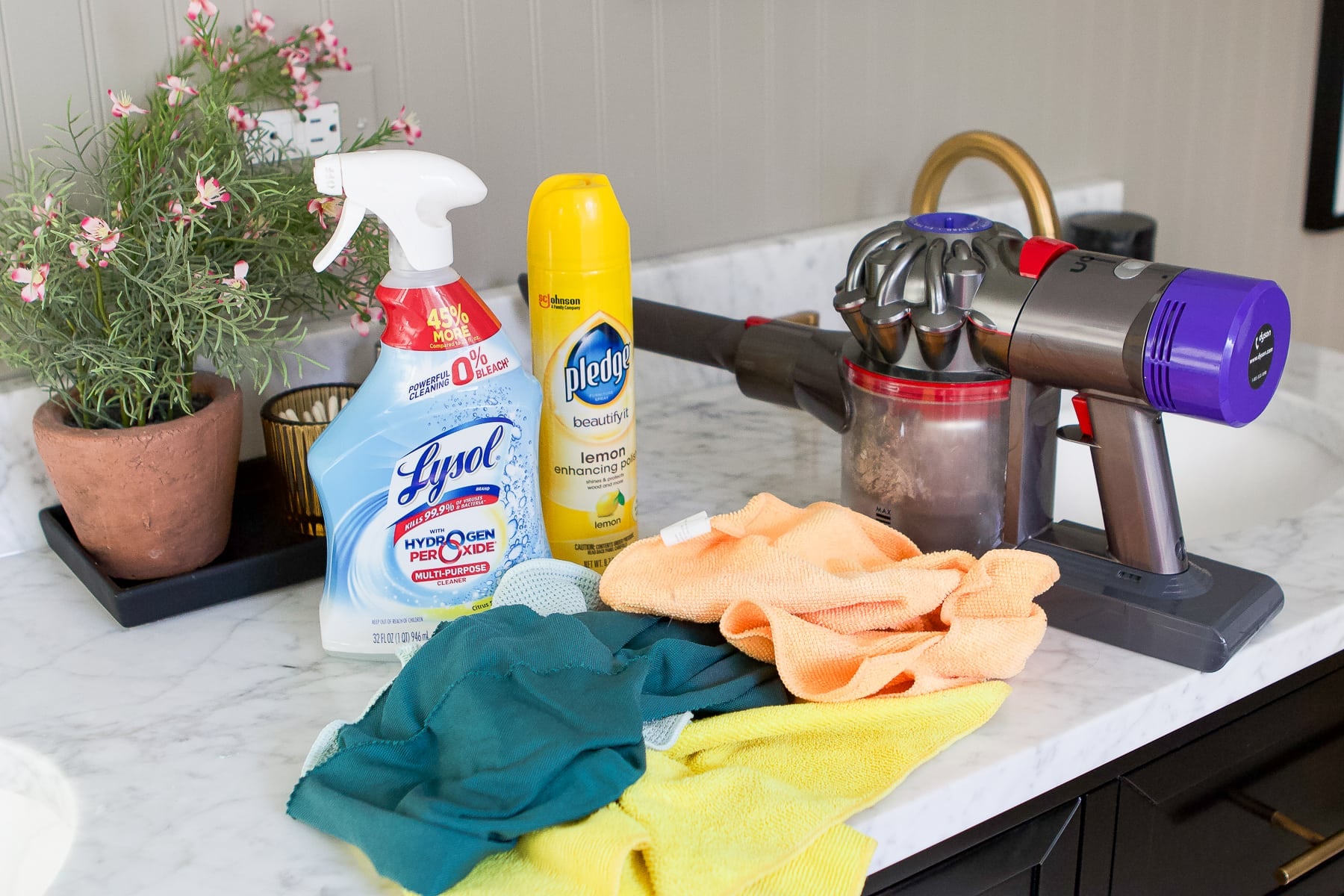 Clean each drawer and cabinet as you go