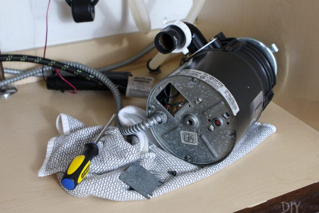 Wiring a garbage disposal