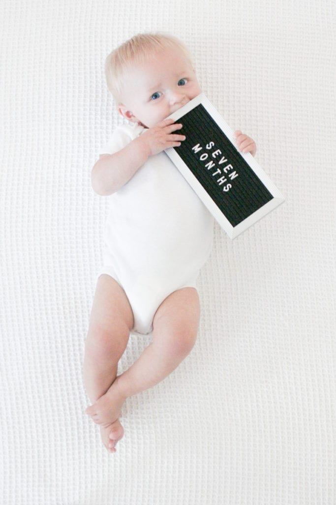 this month Ben turned 7 months old
