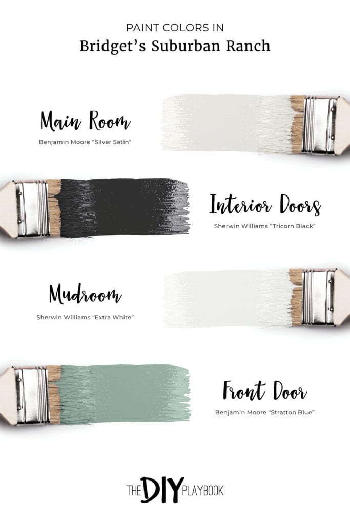 The paint colors in Bridget's home