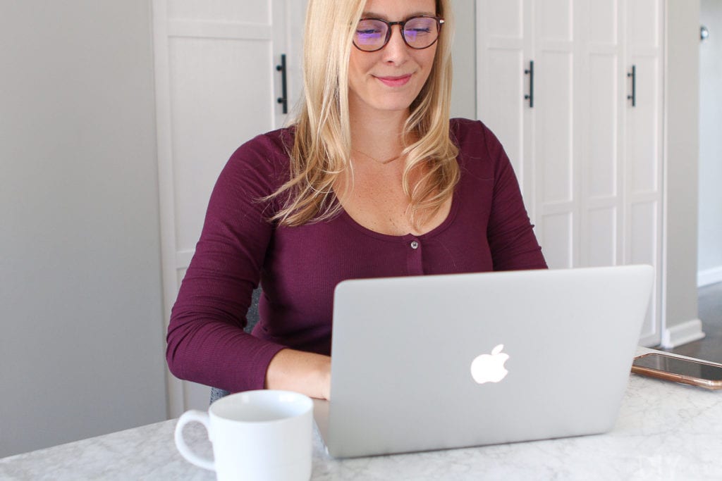 Using a computer to organize your work