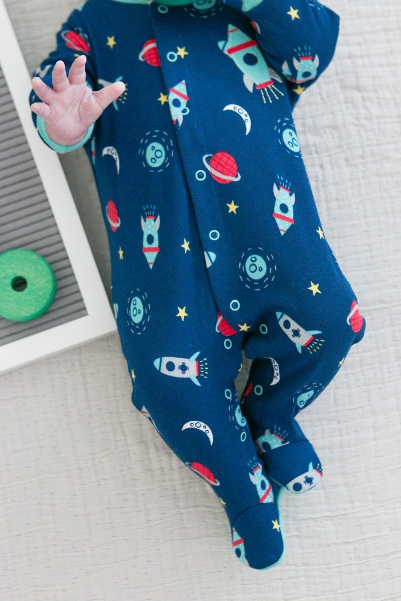 Ben in a onesie from Marshalls
