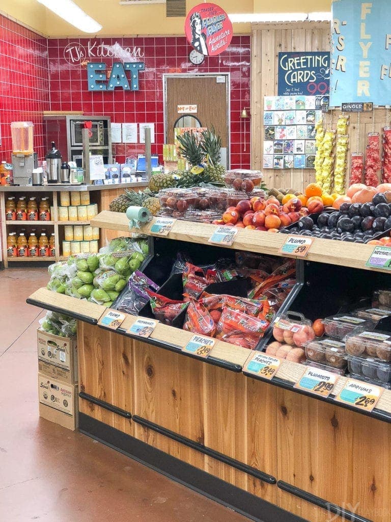 the produce area of Trader joe's