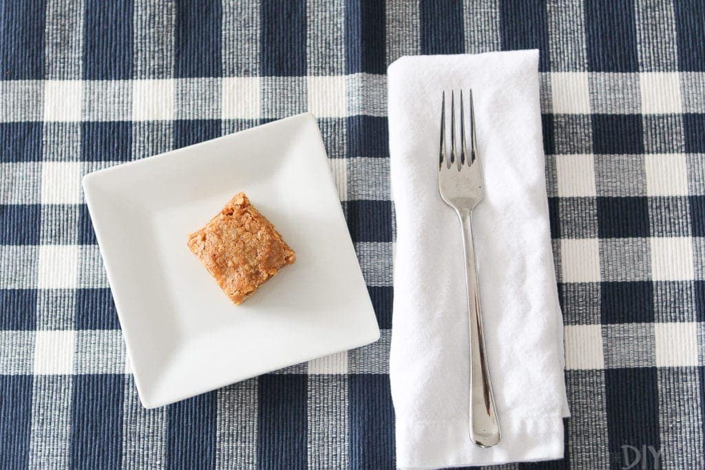 Fall dessert of pumpkin bars