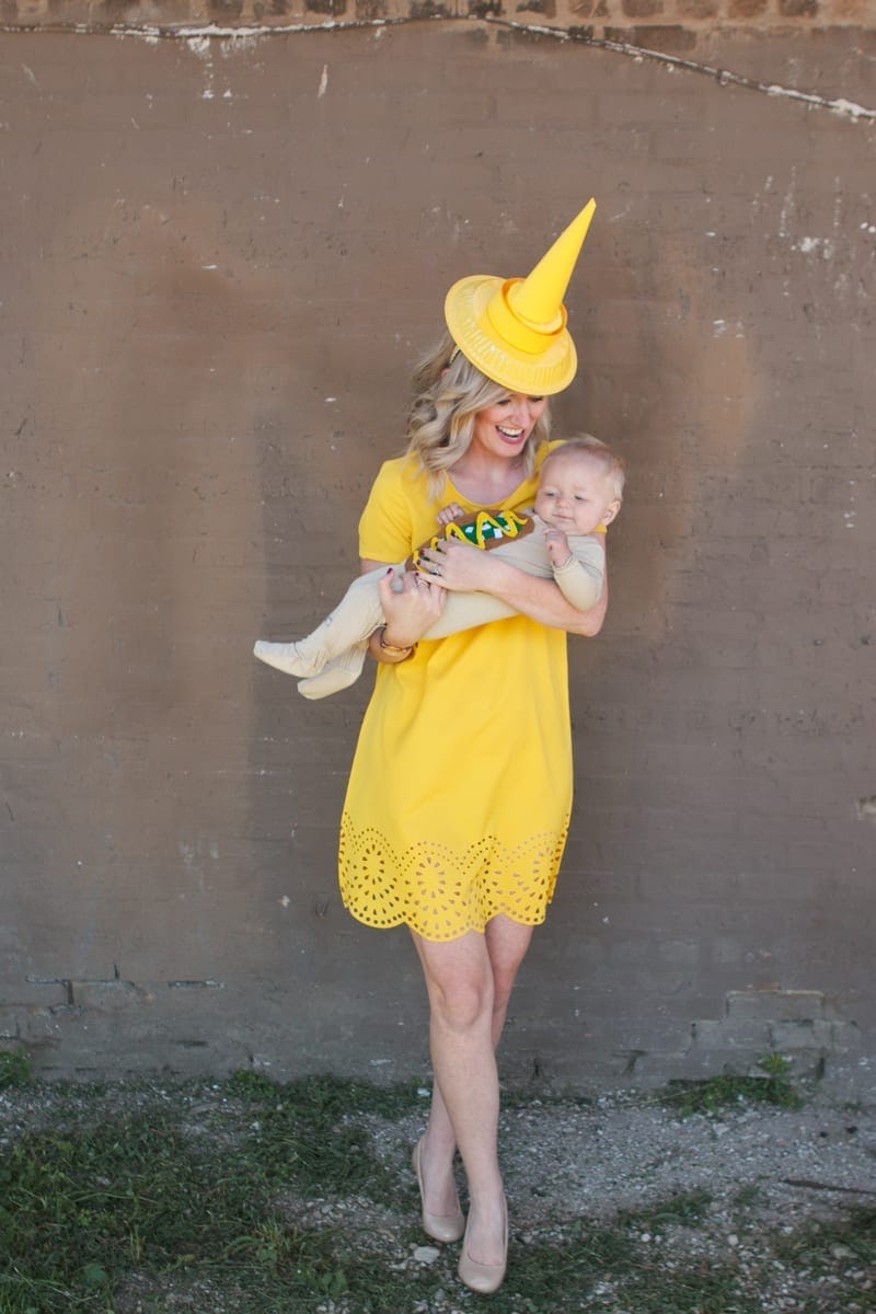 diy mustard costume on a budget