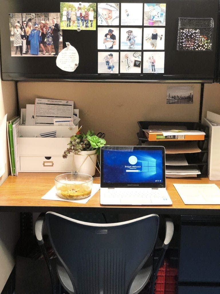desk at work 