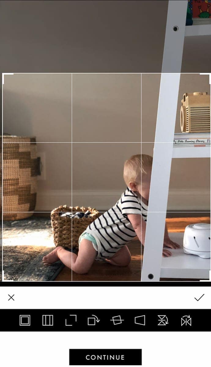step by step guide for editing baby photos on your phone