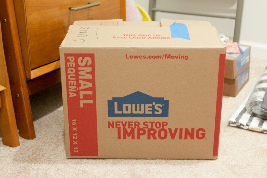 keep boxes accessible just in case