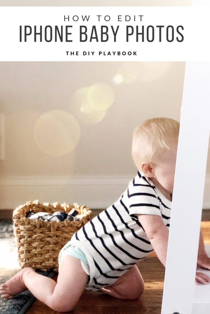 how to edit baby photos on your phone
