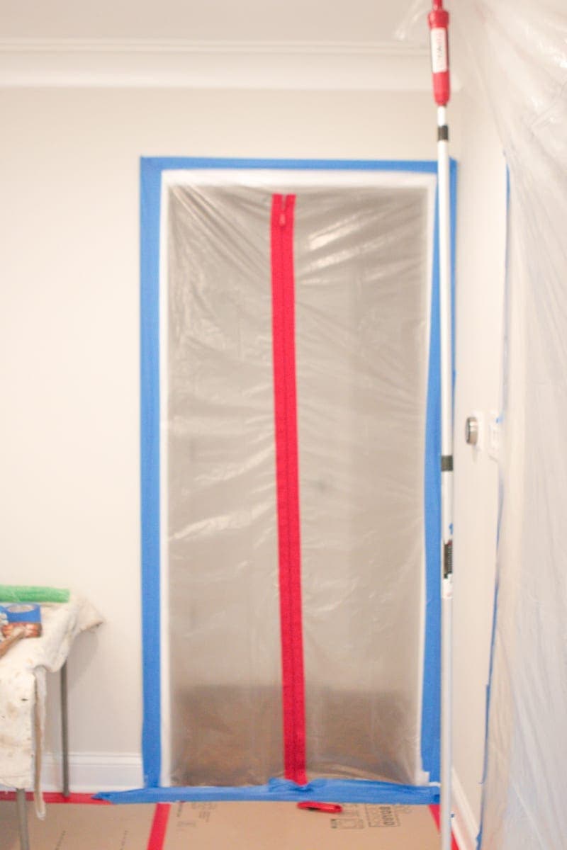 cutting down on dust during kitchen demo