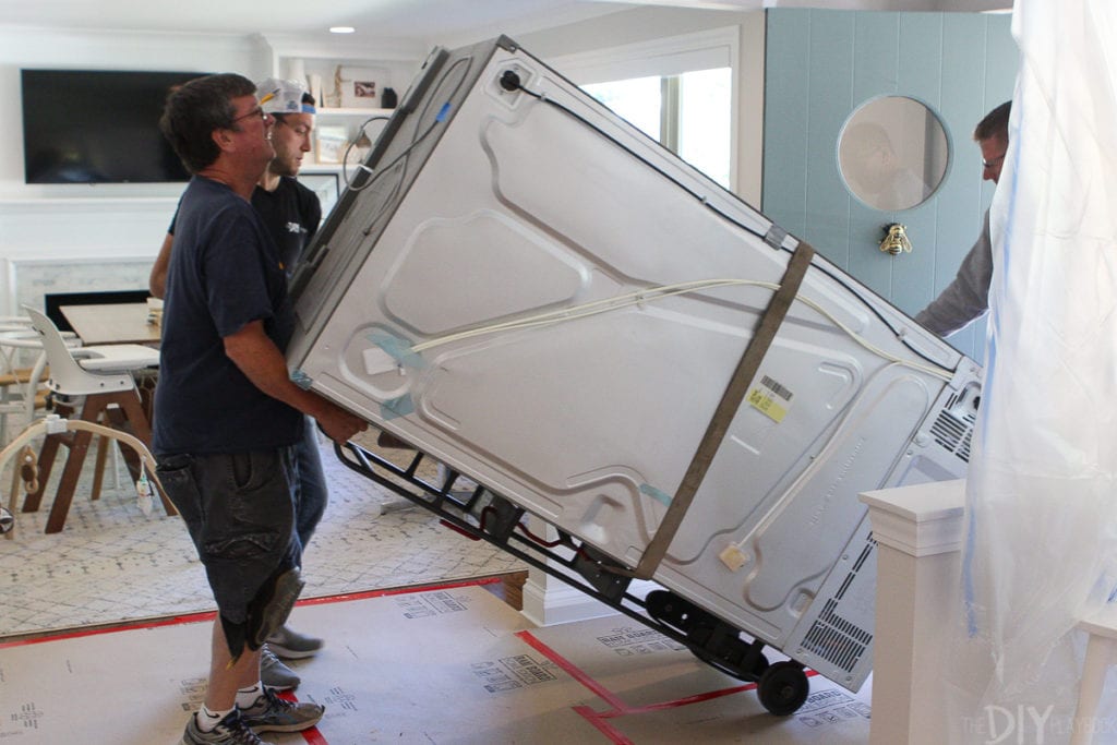 tips for removing appliances during kitchen demo
