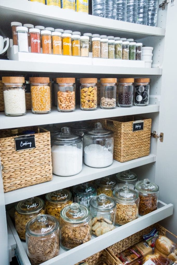 Organizing a pantry