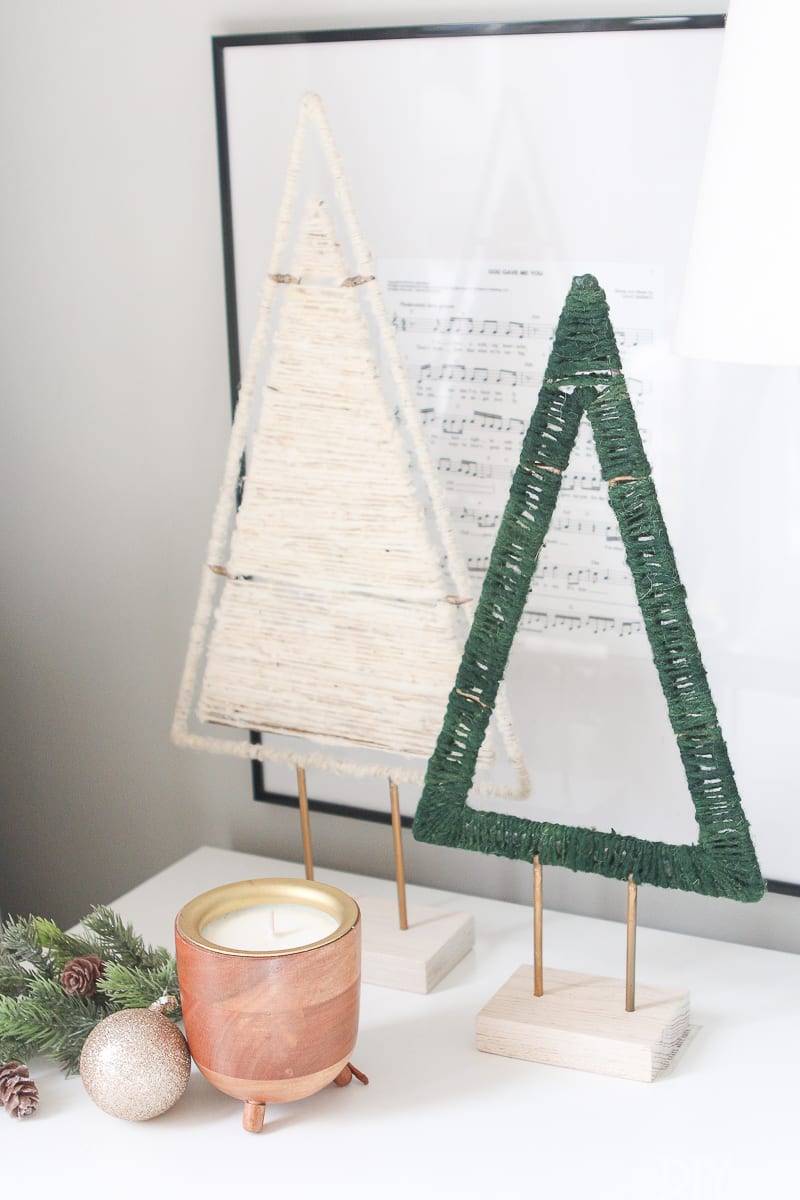 Wool trees from West Elm