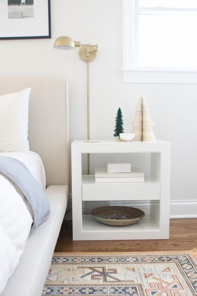 using west elm decor to decorate for the holidays