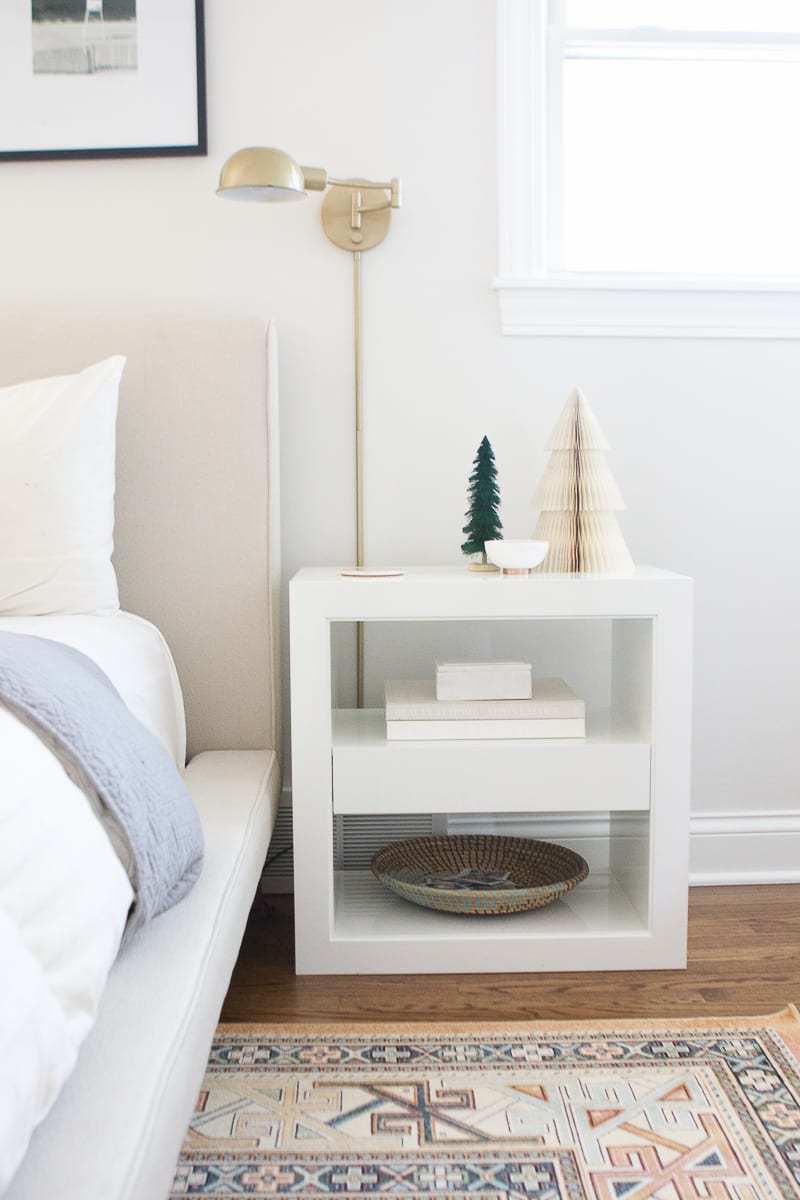 using west elm decor to decorate for the holidays