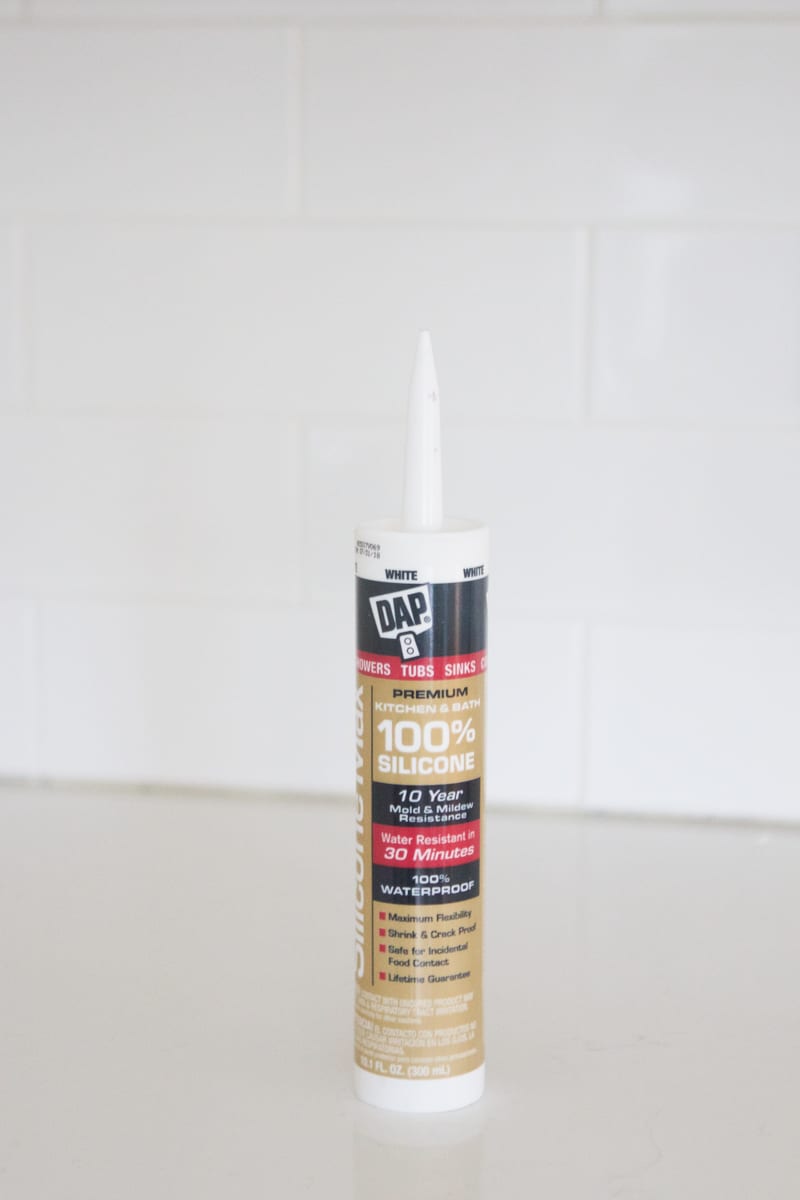 caulking tile for seamless finish