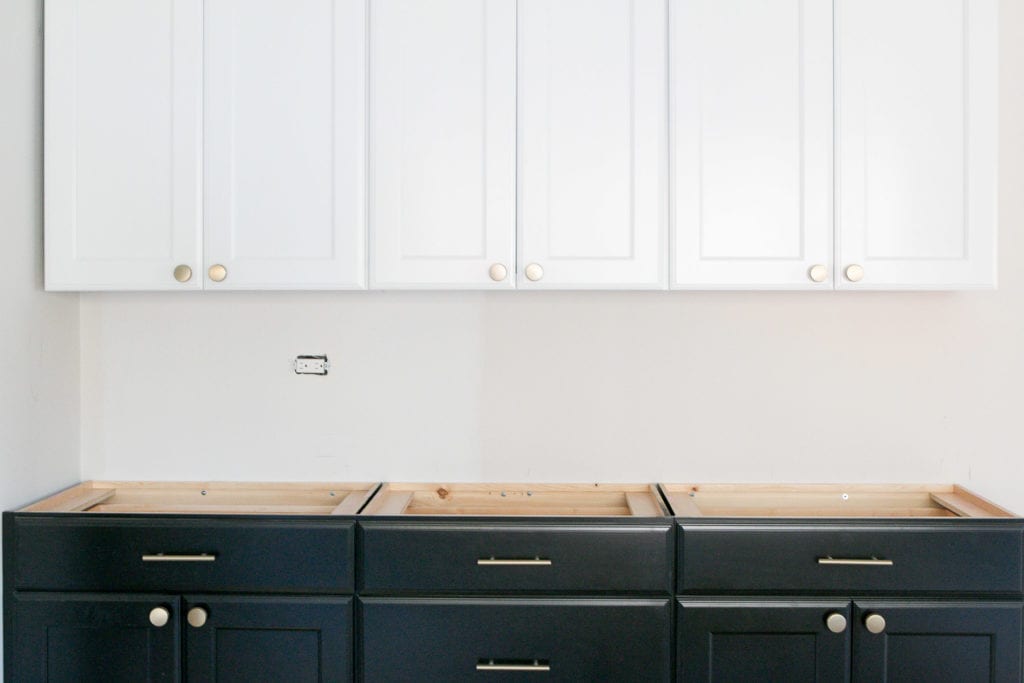 pulls on drawers and knobs on doors