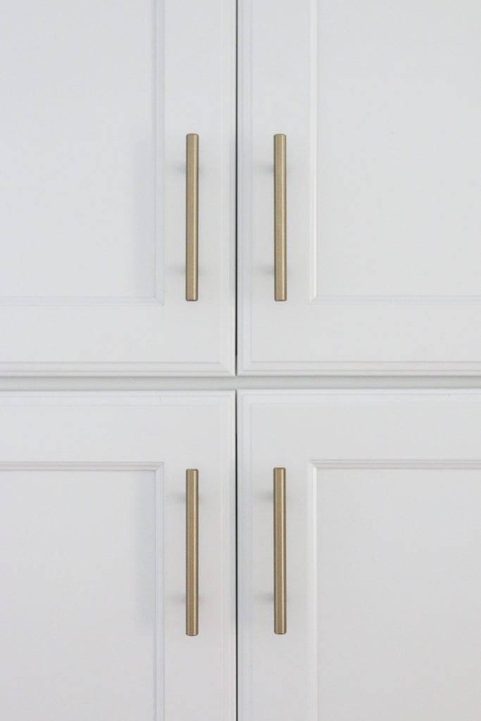 pantry doors with champagne pulls
