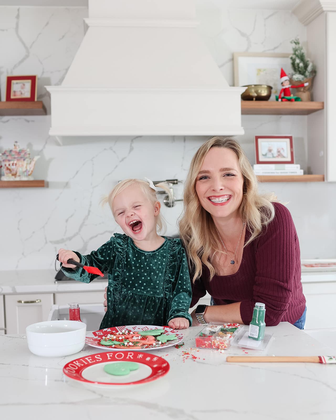 Rory and mama baking cookies