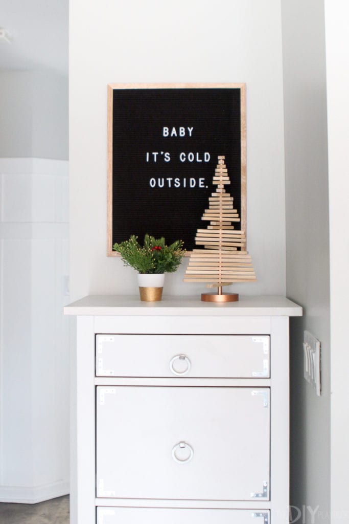Baby it's cold outside letterfolk