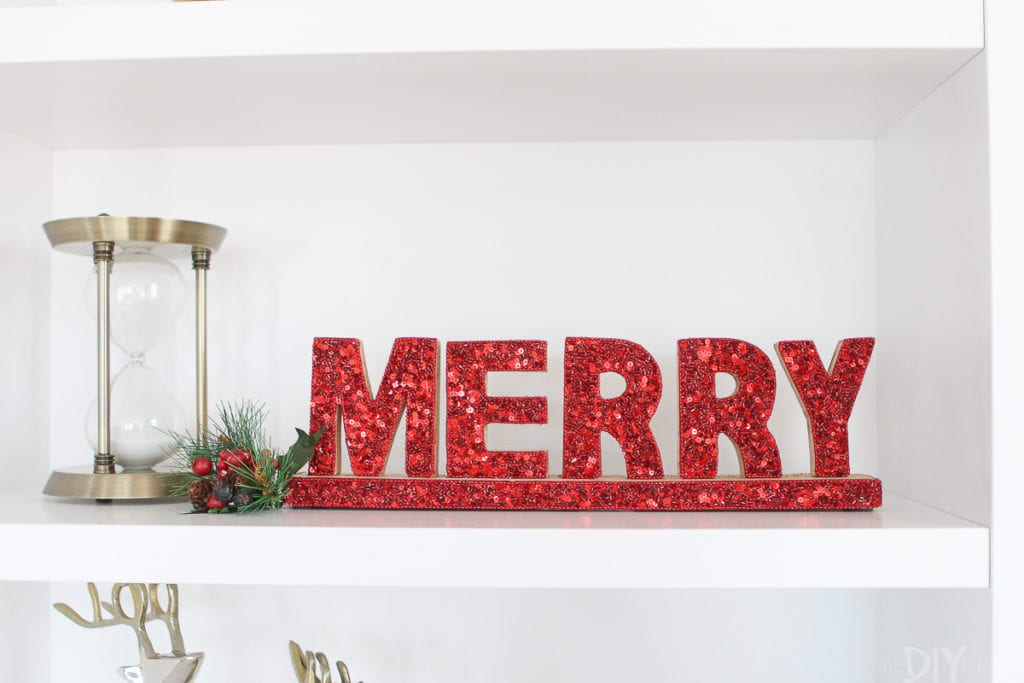 Merry sign from Marshalls
