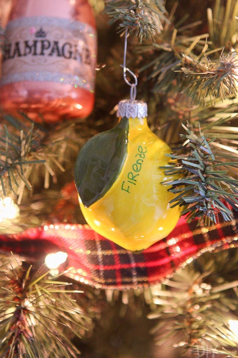 Lemon ornament from Italy
