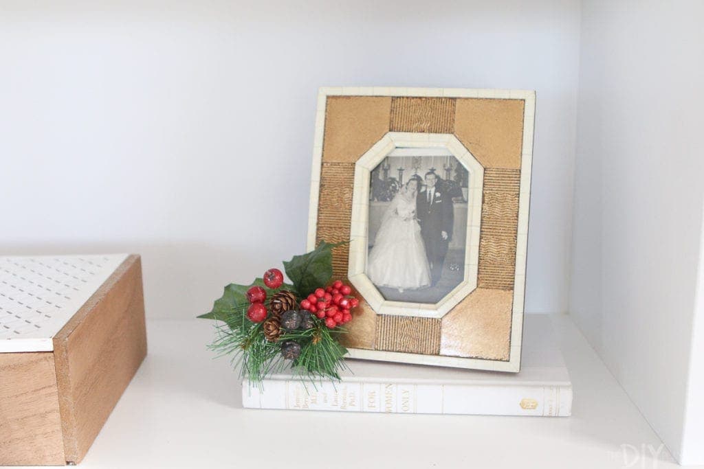 Add greenery to everyday decor to make it feel more festive
