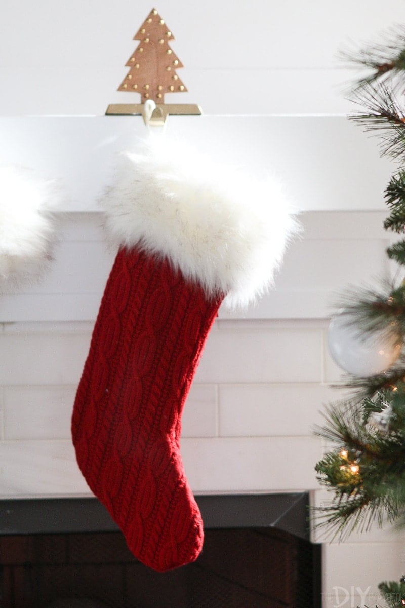 Red stocking for Christmas