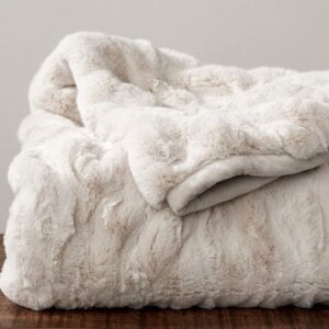 Faux Fur Throw