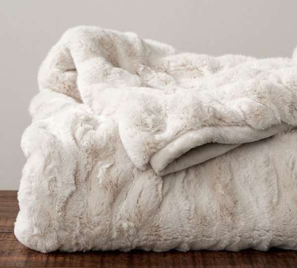 Faux Fur Throw