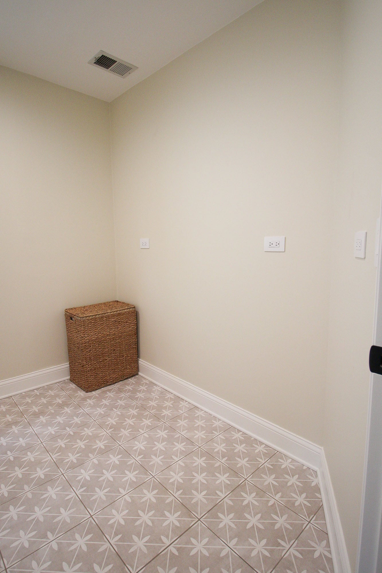 Laundry room before