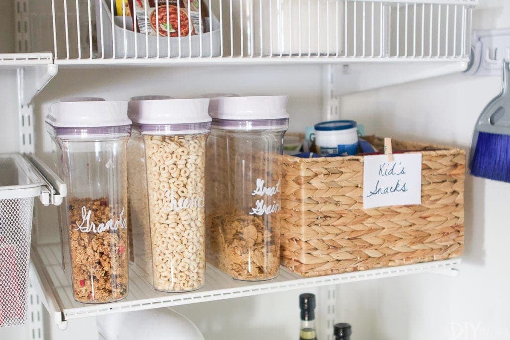 How to organize a pantry on a budget