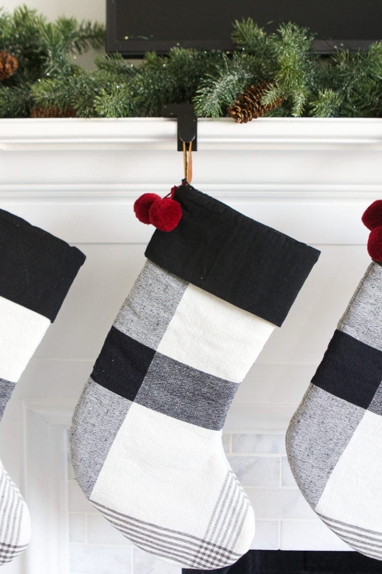 black and white stockings from Target
