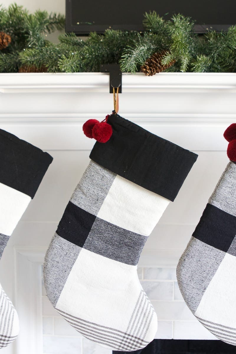 black and white stockings from Target