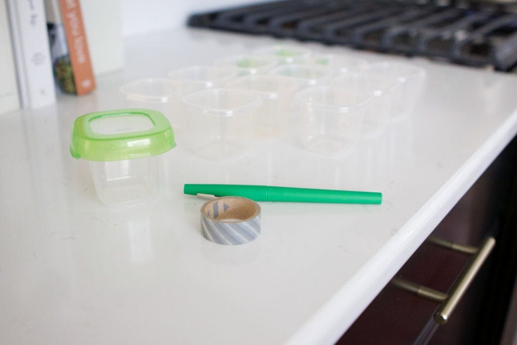 easy tricks for labeling baby food