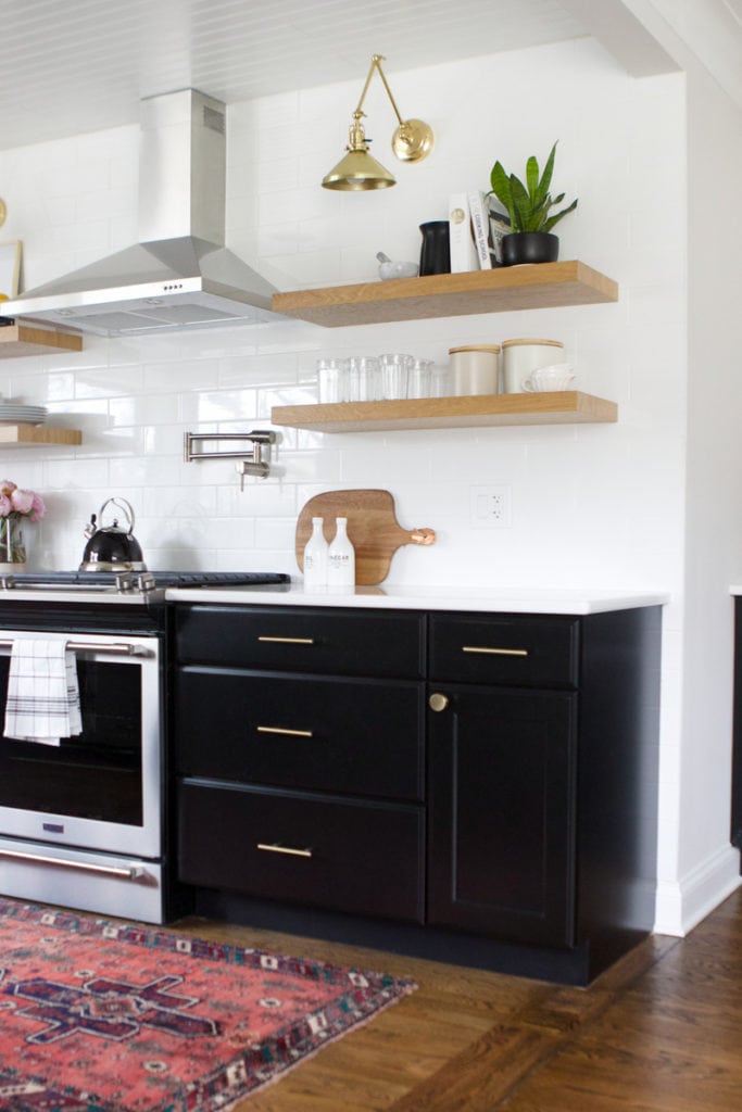 built-in cabinet organizers in the kitchen