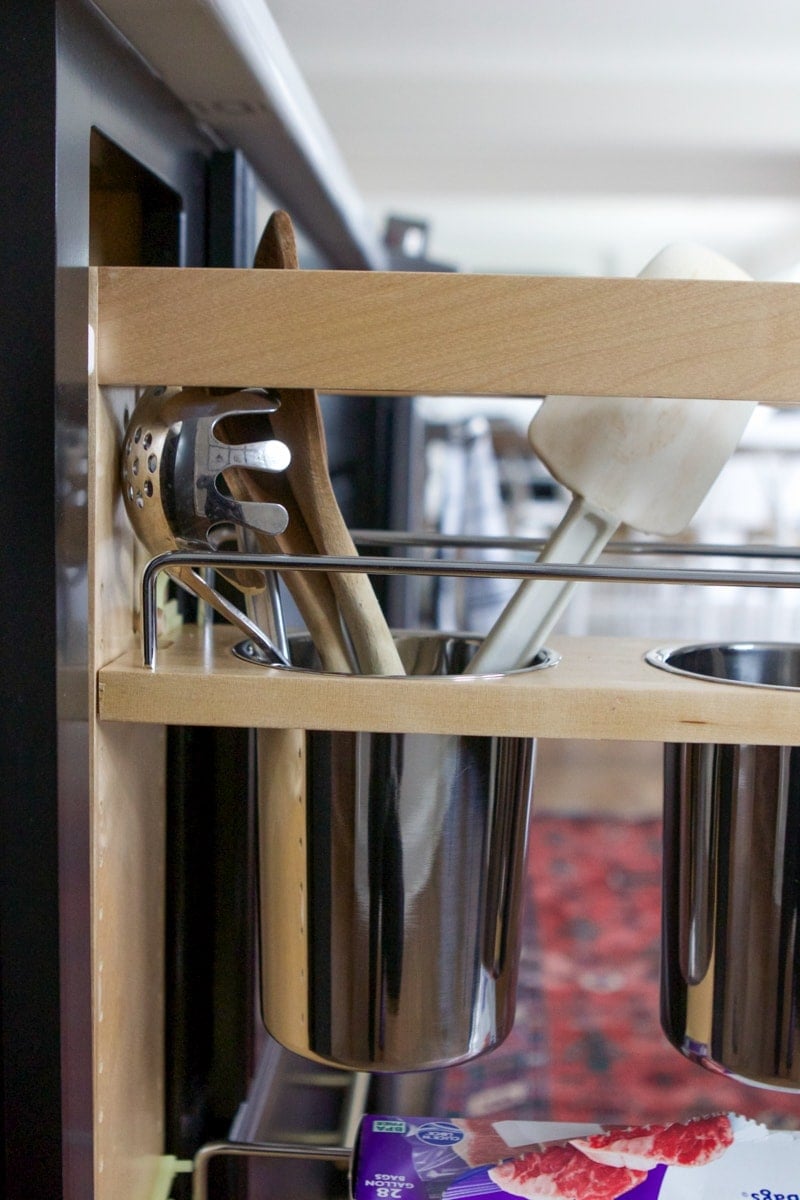built-in cabinet organizers