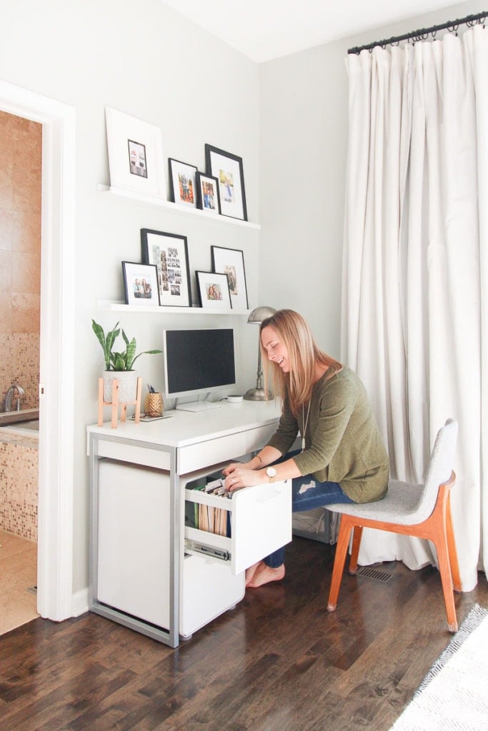 Organizing a file cabinet