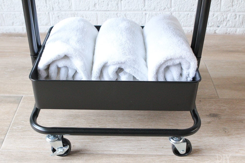 Offer extra white towels to your guests