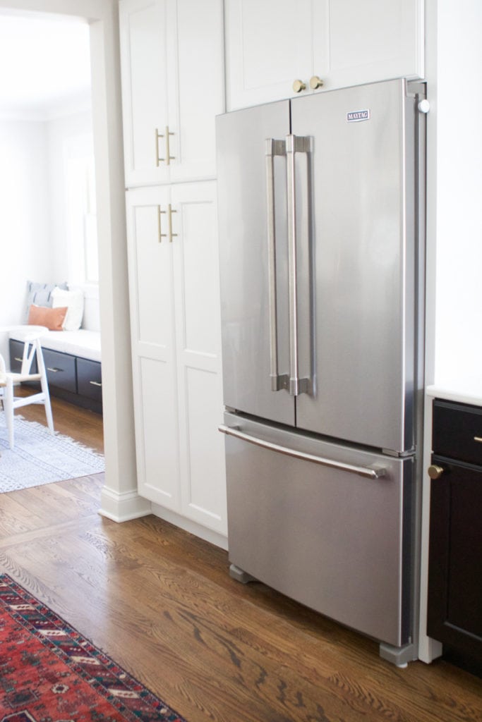 refrigerator filled with babyfood