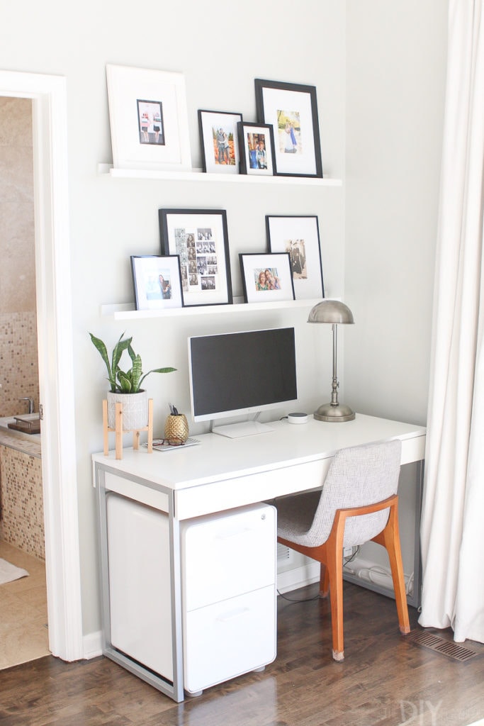 White file cabinet