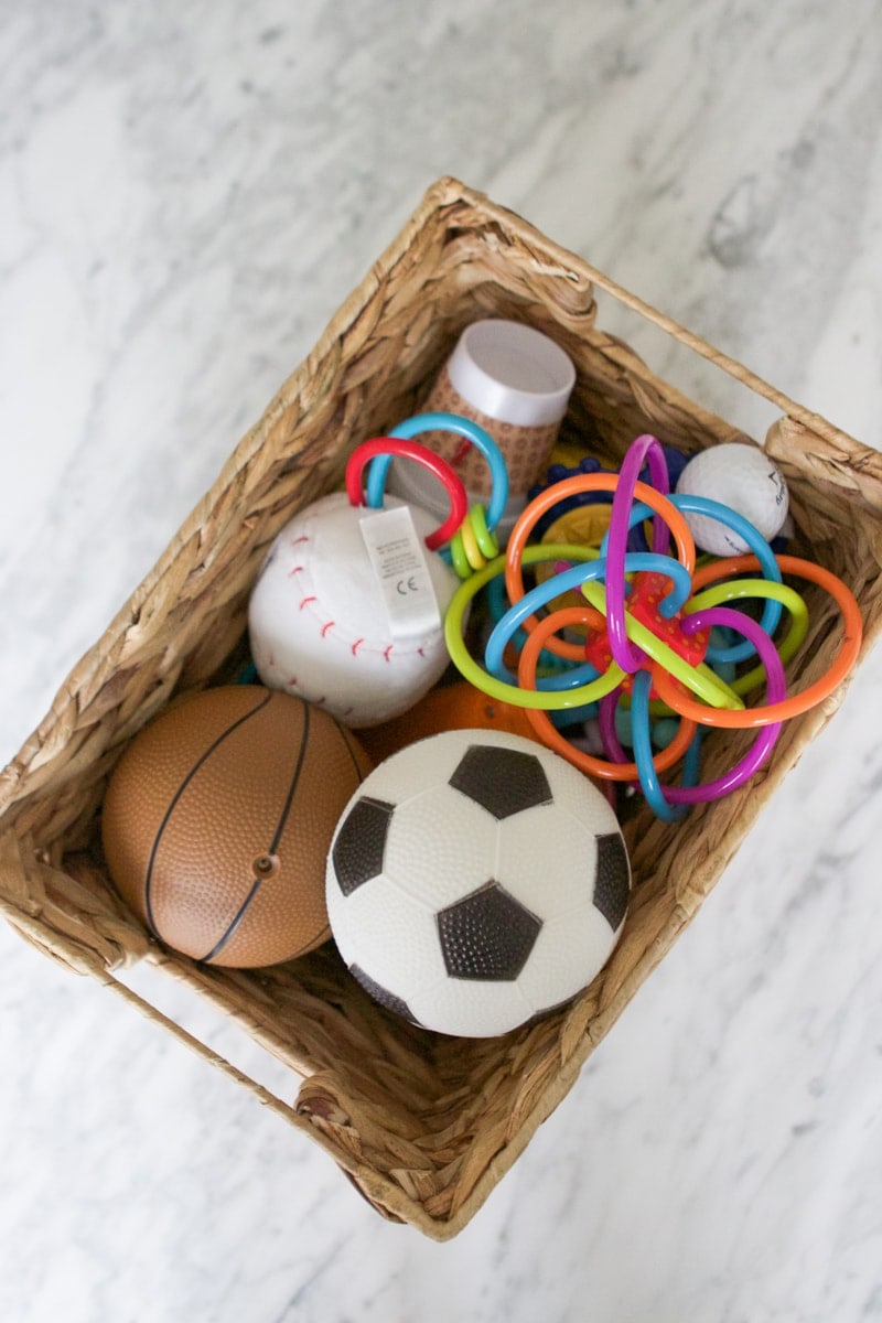 toys in a basket