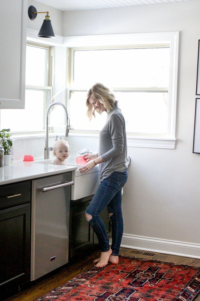 why I love my farmhouse sink