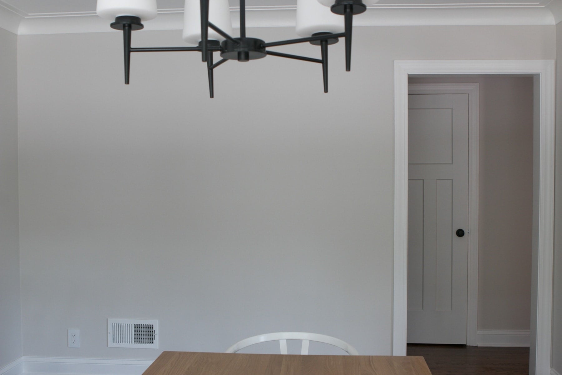 dining room with no storage
