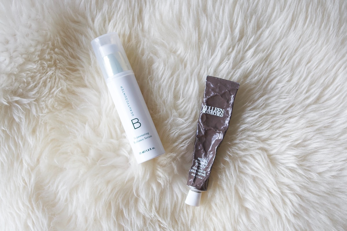 Beautycounter serum and colleen rothschild retinol